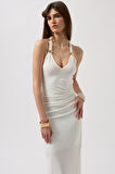 fh fashionhere Aksesuar Detay Maxi Elbise