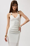 fh fashionhere Aksesuar Detay Maxi Elbise
