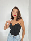 fh fashionhere 6324 CROP-SİYAH