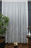 Alt Dal Desen Model Tasarım Ütü Istemez Kırışmaz Tül 1/2kat Pileli Tül Perde
