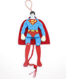 Ahşap Sallanan Süperman Figürü