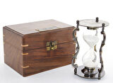 Ahşap Kutulu Pirinç Kum Saati