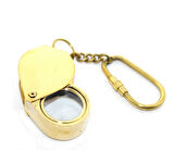 Pirinç Büyüteç Anahtarlık Model 2