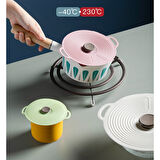 3'Lü Vakumlu Silikon Kapak Seti