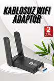 Wifi Adaptörü Bt5.0 Wifi 2'Si Bir Arada Çift Bantlı Çift Anten