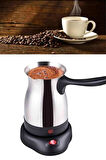 Çelik Kahve Makinesi Cezve 800 Watt Paslanmaz Çelik Türk Kahvesi Makinesi