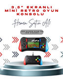 X7M 3.5 İnç 500’Ü 1 Arada Klasik Oyun Konsolu
