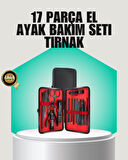 Siyah Kaymaz Teknolojili El Ve Ayak Bakım Seti