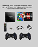 M8Pro Android Tv Box Ve Oyun Konsolu – 10K Hd Görüntü