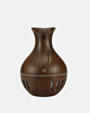 Ahşap Desenli 130 Ml Aromaterapi Difüzör Sessiz Ve Usb Bağlantılı