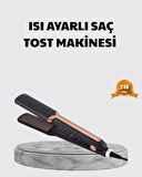 Tost Model Saç Şekillendirici Hızlı Isınan Isı Ayarlı