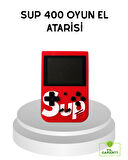 Sup El Konsolu – 500 Oyun, Tv Bağlantılı, 3 İnç Ekranlı Şarjlı Mini Atari