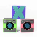 Mini Taşınabilir Hoparlör - Type C (Usb-C) Şarj - Güçlü Bass - Küp Tasarım