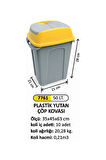 50 Litre Yutan Plastik Çöp Kovası