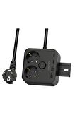 Vothoon Termal Akım Korumalı Isıya Dayanıklı 2'li Duvar Tipi Priz 2x Usb 2x Type-C 