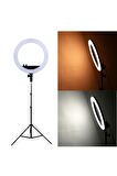Ring Light Led Işık 12 Inc Kuaför Makyaj Led Işık 2metre Stand 12 Inç Profesyonel Set