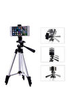 135cm Profesyonel Fotoğraf Makinesi Tripod Cep Telefonu Tripod 3 kg kap 135cm Tripot 3150 Tripod