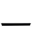 Fulya Alüminyum Metal Lüks Modern Mobilya Çekmece Mutfak Dolabı Kulpu Siyah 96mm (10 Adet)