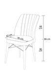Vien Meşe Desen 80 X 132 Açılabilir MDF Mutfak Masası 4 Sandalye, 1 Bench
