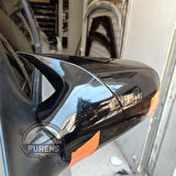 Opel Astra G 1998, 1999, 2000, 2001, 2002, 2003, 2004 Uyumlu  Yarasa Batman Ayna Kapağı Piano Black