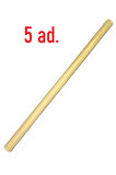 30 cm Uzunluk 35 mm Kalınlık Ahşap Pürüzsüz Yuvarlak Çubuk 5 Adet, Çok Amaçlı, Sağlam, Hobi Çubuğu