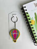 Renkli Balon Tasarımlı Explorer Anahtarlık – Çanta Süsü ve Hediyelik Aksesuar