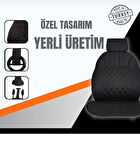 Point Peugeot 301 Oto Siyah Ön İki Koltuk Minderi