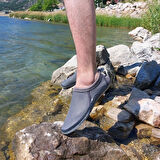 Serabien MG Gri Kaydırmaz Taban Havuz Deniz Sörf Ayakkabısı