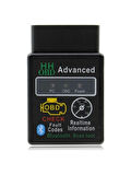 Arıza Tespit Cihazı Arıza Okuma Silme Bluetooth Obd2 Advanced Tüm Bilgisayara Bağlanan Araçlara Uyum