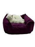 Galaxy Büyük Pet Kedi & Köpek Yatağı Ayrı Kullanılabilir Minderli 60x60x60x60