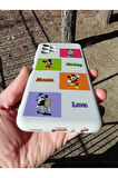 Samsung Galaxy A13 Uyumlu Mickey Mouse Tasarım Telefon Boyun Askılı Set Lansman Kılıf