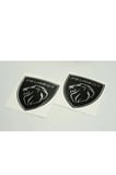 Peugeot Logo Yeni Arma 3d Oto Damla Silikon Sticker Yapıştırma 2 Adet Yüksek Kalite