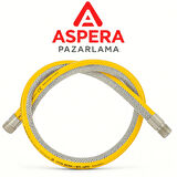 125 Cm Doğalgaz Flex Bağlantı Hortumu - Gaz Flexi Boru | Ocak, Fırın, Soba Uyumlu