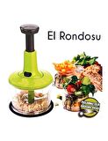 3 Bıçaklı Üstten Basmalı Rondo Keskin Paslanmaz Çelik 3 Bıçaklı Rondo