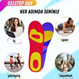 MagicFoot GelStep Günlük Yürüyüş Tabanlığı- Ortopedik - Koşu, Spor, Yürüyüş - Aktif Yaşam Tabanlık