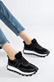 Kadın Siyah Spor Sneaker Ayakkabı