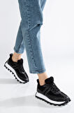 Kadın Siyah Spor Sneaker Ayakkabı