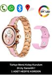 GEN 11 Kadın Akıllı Saat 42 mm GPS/NFC/Siri Destekli Smartwatch Diamond Edition Çift Kordonlu