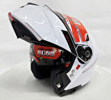 MT Kask Mt Genesis Sv A0 Çene Açılır Kask Parlak Beyaz  