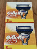 Gillette Fusion5 Sport 8 li x 2 Adet / Toplam 16 Adet