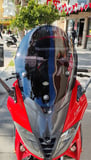 MOTOCAM Gilera Nexus 500 Ön Cam 2004-2008 Model 58cm Siyah Renkli 4mm
