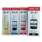 Melsan Canon Pixma G3860 Mürekkep Takım 4 Renk Set Muadil