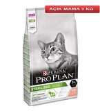 ProPlan Sterilised Somonlu Kısırlaştırılmış Kedi Maması 3 kg Açık Mama