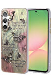 Samsung Galaxy A16 5G Kılıf Parlak Desenli Taşlı Azn-Blade