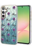 Samsung Galaxy A26 Kılıf Parlak Desenli Taşlı Azn-Blade