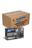 Dolphin Nitril PowerGrip Ekstra Kalın Elmas Dokulu Eldiven Siyah Large Büyük Boy - 50'li 20 Paket