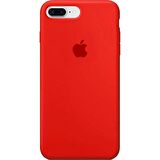 iPhone 7 Plus ve 8 Plus Uyumlu İçi Kadife Logolu Silikon Lansman Kılıf