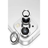 iPhone 15 Uyumlu Metal Çerçeveli 2'li Kamera Lens Koruyucu