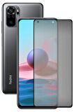 Xiaomi Redmi Note 10 ve 10S Uyumlu Görünmez Hayalet Full Kaplayan Ekran Koruyucu Cam