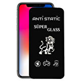 iPhone XR Anti Static Toz Tutmayan Çerçeveli Temperli Ekran Koruyucu Cam